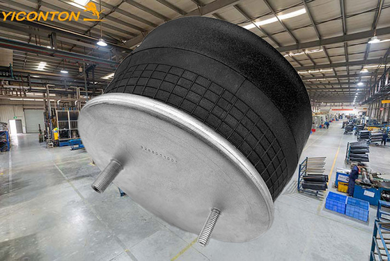 転がり丸い突出部のトラックの空気ばね袋の耐火石材8729 W01-358-8729 Goodyear 1R13-130
